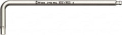 Wera - 6mm Hex, Long Arm, Hex Key - 172mm OAL, Metric System of Measurement - Americas Industrial Supply