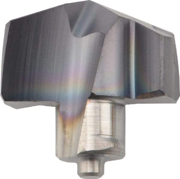 Iscar - Series ICM, 0.425" Diam Grade IC908 140° Replaceable Drill Tip - Carbide, TiAlN Finish, 10 Seat Size, Through Coolant - Americas Industrial Supply