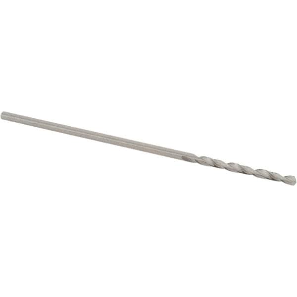 Walter-Titex - 0.98mm 118° High Speed Steel Jobber Drill - Bright Finish, Right Hand Cut, Spiral Flute, Straight Shank, 34mm OAL, N Point - Americas Industrial Supply