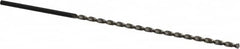 Walter-Titex - #30 130° 2-Flute High Speed Steel Extra Length Drill Bit - Exact Industrial Supply