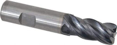 Kennametal - 3/4", 4 Flute, Solid Carbide, 0.09" Corner Radius End Mill - 4" OAL, 1-1/2" LOC - Americas Industrial Supply
