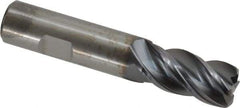 Kennametal - 3/4", 4 Flute, Solid Carbide, 0.12" Corner Radius End Mill - 4" OAL, 1-1/2" LOC - Americas Industrial Supply