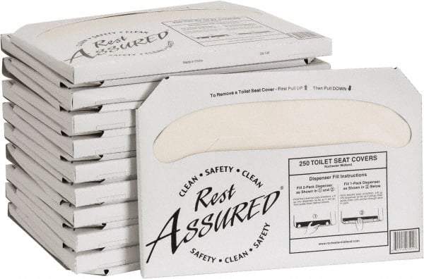 Value Collection - White Toilet Seat Covers - For Toilet Seat Cover Dispensers - Americas Industrial Supply