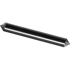 Made in USA - 6mm Cut Diam, 0.2362" Shank Diam, Cone Head Diamond Cut Burr - Carbide, 3mm LOC, 50mm OAL - Americas Industrial Supply