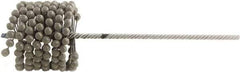 Brush Research Mfg. - 3-1/2" to 3-3/4" Bore Diam, 400 Grit, Aluminum Oxide Flexible Hone - Extra Fine, 13-1/2" OAL - Americas Industrial Supply
