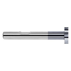 1.0000″ (1″) Cutter Diameter × 0.1560″ (5/32″) Width Carbide Square Large Diameter Standard Keyseat Cutter, 12 Flutes, AlTiN Coated
