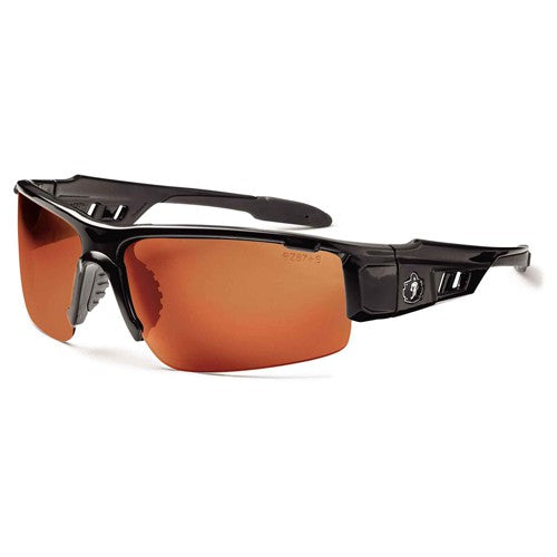 DAGR Copper Lens Black Safety Glasses - Americas Industrial Supply