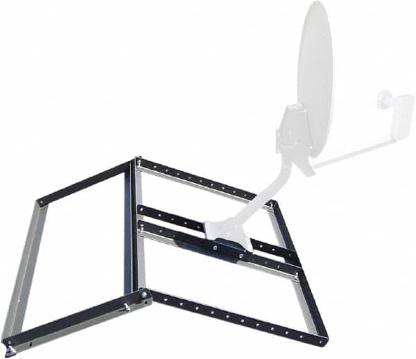 Video Mount - Security Camera Non-Penetrating Pitched Roof Mount - 41" Long, Dark Gray - Americas Industrial Supply