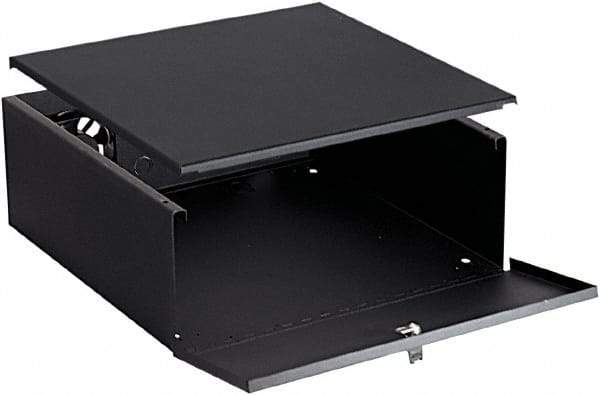 Video Mount - Security Camera DVR Lock Box - Black - Americas Industrial Supply