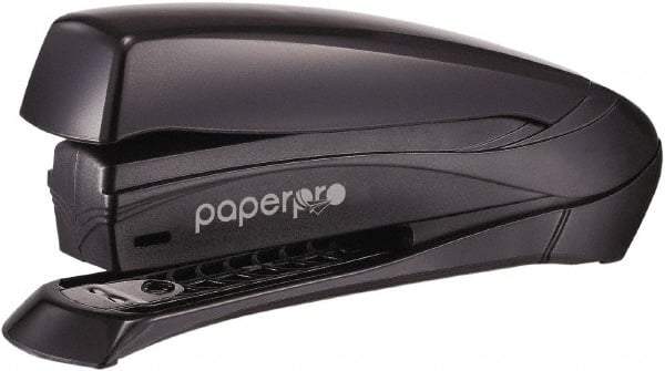 PaperPro - 20 Sheet Half Strip Stapler - Black - Americas Industrial Supply