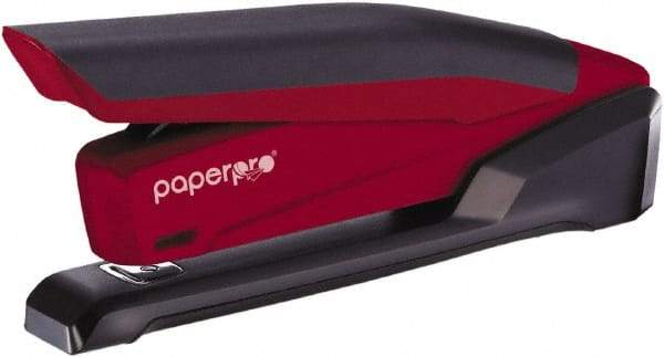 PaperPro - 20 Sheet Full Strip Desktop Stapler - Red - Americas Industrial Supply