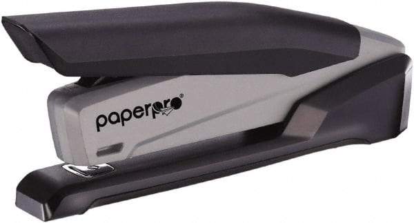 PaperPro - 20 Sheet Half Strip Stapler - Black/Gray - Americas Industrial Supply