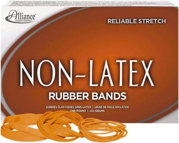 Alliance - 4" Circumference, 1/4" Wide, Light-Duty Band Rubber Band Strapping - 380 Pieces - Americas Industrial Supply