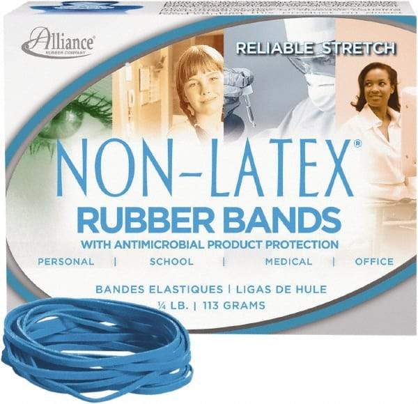 Alliance - 4" Circumference, 1/8" Wide, Light-Duty Band Rubber Band Strapping - 180 Pieces - Americas Industrial Supply