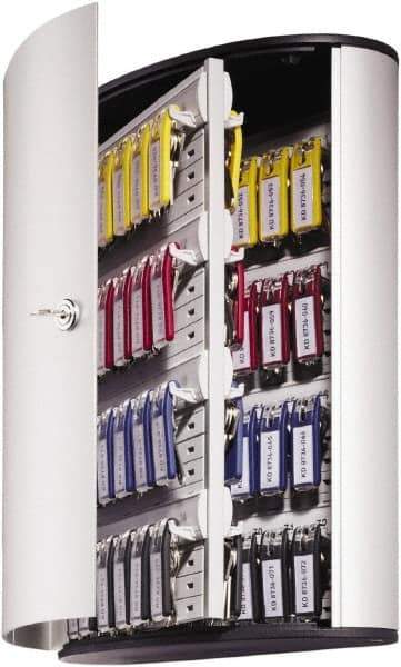 ADVANTUS - 72 Keys, Silver Key Chains - 2-1/2" Wide x 4-5/8" Deep x 15-3/4" High - Americas Industrial Supply