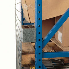 Folding Guard - Temporary Structure Parts & Accessories Type: Offset Bracket for Qwik Fence Pallet Rack Backing Width (Inch): 4 - Americas Industrial Supply
