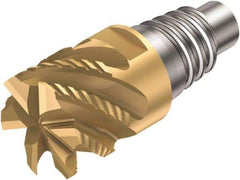Sandvik Coromant - 316-SM Grade 1030 Carbide End Milling Tip Insert - 6 Flutes, 16mm Cutting Diam, 8.5mm Depth of Cut, 18.7mm Extension, 1/64" Cnr Rad, 45° Helix - Americas Industrial Supply
