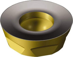 Sandvik Coromant - R3002570 KH Grade 3330 Carbide Milling Insert - TiCN/Al2O3/TiN Finish, 7.94mm Thick, 25.4mm Inscribed Circle - Americas Industrial Supply