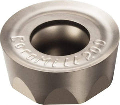 Sandvik Coromant - RCHT2006M0 KL Grade H13A Carbide Milling Insert - Uncoated, 6.35mm Thick, 20mm Inscribed Circle, 10mm Corner Radius - Americas Industrial Supply