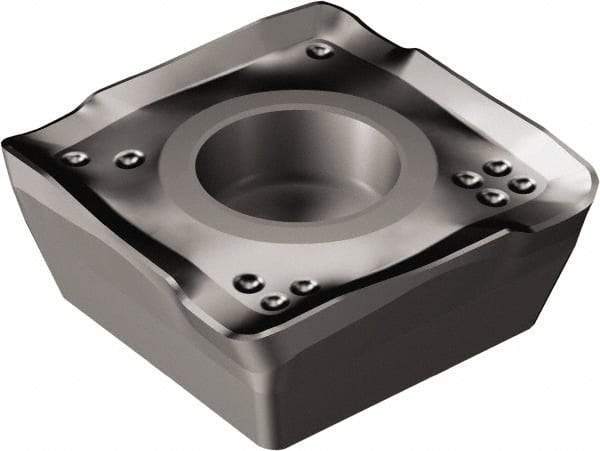 Sandvik Coromant - 490R08T312 KM Grade 3040 Carbide Milling Insert - TiCN/Al2O3 Finish, 3.3mm Thick, 8.5mm Inscribed Circle - Americas Industrial Supply