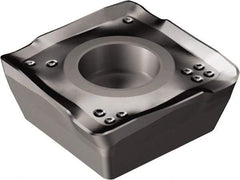 Sandvik Coromant - 490R08T312 KM Grade 3040 Carbide Milling Insert - TiCN/Al2O3 Finish, 3.3mm Thick, 8.5mm Inscribed Circle - Americas Industrial Supply