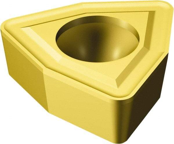 Sandvik Coromant - WCMX050308 56 Grade 235 Carbide Indexable Drill Insert - TiCN/TiN Finish, Trigon, 5/16" Inscribed Circle - Americas Industrial Supply