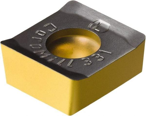 Sandvik Coromant - N331.1A145008 KL Grade 3330 Carbide Milling Insert - TiCN/Al2O3/TiN Finish, 4.95mm Thick - Americas Industrial Supply