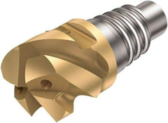 Sandvik Coromant - 31625HM Straight Grade 1030 Carbide High Feed Milling Tip Insert - TiAlN Finish, 5 Flutes, 25mm Cutting Diam, 13mm Depth of Cut, 0.1181" Cnr Rad, 50° Helix - Americas Industrial Supply