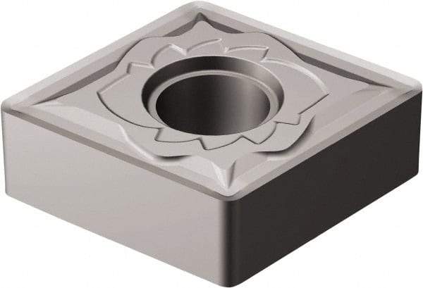 Sandvik Coromant - CNMG644 SMR Grade H13A Carbide Turning Insert - Uncoated, 80° Diamond, 3/4" Inscr Circle, 1/4" Thick, 1/16" Corner Radius - Americas Industrial Supply