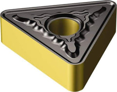 Sandvik Coromant - TNMG666 MR Grade 4325 Carbide Turning Insert - TiCN/AI2O3/TiN Finish, 60° Triangle, 3/4" Inscr Circle, 3/8" Thick, 3/32" Corner Radius - Americas Industrial Supply