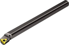 Sandvik Coromant - 1/2" Min Bore Diam, 6" OAL, 3/8" Shank Diam, A-STFC Indexable Boring Bar - TCMT 21.51 Insert, Screw Clamping Holding Method - Americas Industrial Supply