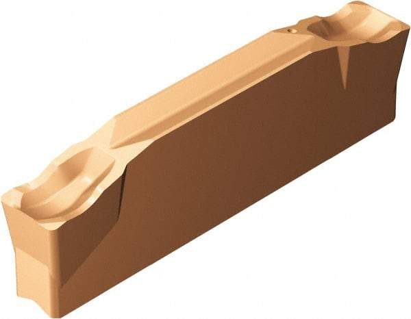 Sandvik Coromant - N123G1-...G CR 1145 Grade, 0.1181" Cutting Width, Carbide Cutoff Insert - 0° Neutral Lead Angle, 0.0118" Cnr Rad, Oxide Coated - Americas Industrial Supply
