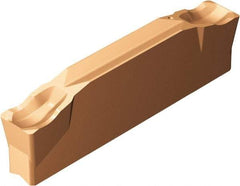 Sandvik Coromant - N123G1-...G CR 1145 Grade, 0.1181" Cutting Width, Carbide Cutoff Insert - 0° Neutral Lead Angle, 0.0118" Cnr Rad, Oxide Coated - Americas Industrial Supply