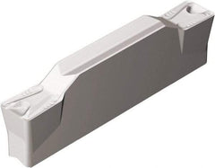 Sandvik Coromant - 2060N123 TM Grade H13A, 6mm Cutting Width Carbide Grooving Insert - 23.4mm Max Depth of Cut, Neutral, 0.4mm Corner Radius, Uncoated - Americas Industrial Supply