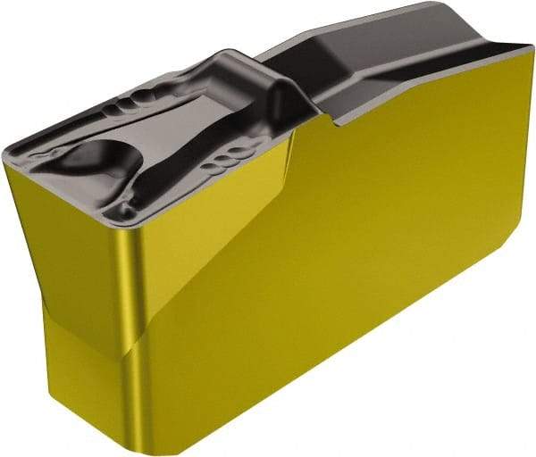 Sandvik Coromant - 60N151.2 5T Grade 4225, 6mm Cutting Width Carbide Grooving Insert - 2.7mm Max Depth of Cut, Neutral, 0.8mm Corner Radius, TiCN/Al2O3/TiN Finish - Americas Industrial Supply