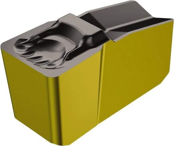 Sandvik Coromant - 60N151.2 6G Grade 4225, 1/4" Cutting Width Carbide Grooving Insert - Neutral, 0.79mm Corner Radius, TiCN/Al2O3/TiN Finish - Americas Industrial Supply