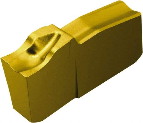 Sandvik Coromant - L151.230 5F 235 Grade, 0.1181" Cutting Width, Carbide Cutoff Insert - 5° Left Hand Lead Angle, 0.0039" Cnr Rad, TiCN/TiN Coated - Americas Industrial Supply