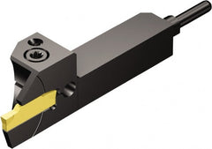 Sandvik Coromant - 0.43" Max Depth, Internal or External Left Hand Indexable Grooving Toolholder - Americas Industrial Supply