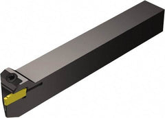 Sandvik Coromant - F123, Internal or External, Left Hand, 0.67" Max Depth of Cut, Indexable Grooving Tool Holder - N123G2-0300-0003-TF Insert Compatibility, 5/8" Shank Height, 5/8" Shank Width, 5" OAL - Americas Industrial Supply