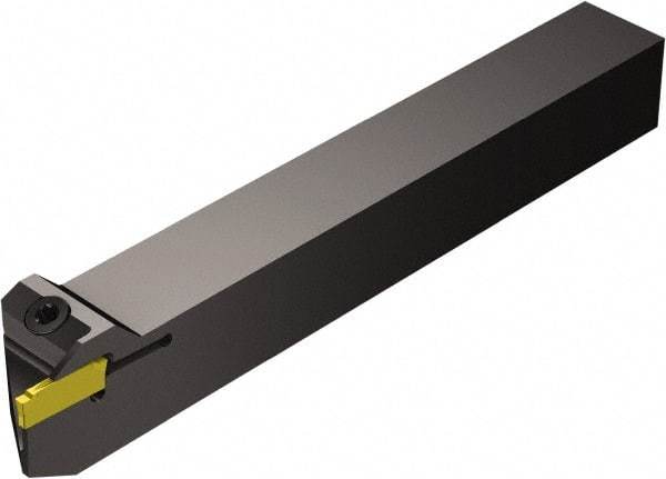 Sandvik Coromant - R/LF123..B-S, Internal or External, Left Hand, 10mm Max Depth of Cut, Indexable Grooving Tool Holder - N123D2-0150-0002-CM Insert Compatibility, 10mm Shank Height, 10mm Shank Width, 125mm OAL - Americas Industrial Supply