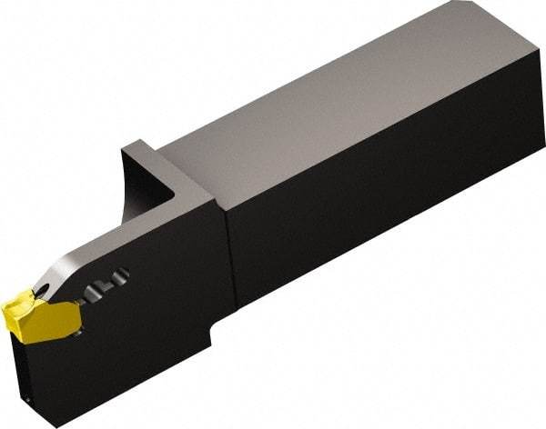 Sandvik Coromant - QSQD, External, Right Hand, 1" Max Depth of Cut, Indexable Grooving Tool Holder - QD-NE-0200-0002-CM Insert Compatibility, 1" Shank Height, 1" Shank Width, 4.3701" OAL, Through Coolant - Americas Industrial Supply