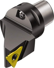 Sandvik Coromant - N123U3-0150- CM Insert, 45mm Head Length, Modular Grooving Cutting Unit Head - Left Hand Cut, System Size C3, Through Coolant, Series Corocut 3 Cutting Unit for Parting & Grooving - Americas Industrial Supply