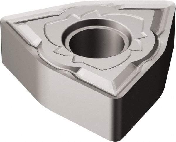 Sandvik Coromant - WNMG431 SM Grade H13A Carbide Turning Insert - Uncoated, 80° Trigon, 1/2" Inscr Circle, 3/16" Thick, 1/64" Corner Radius - Americas Industrial Supply