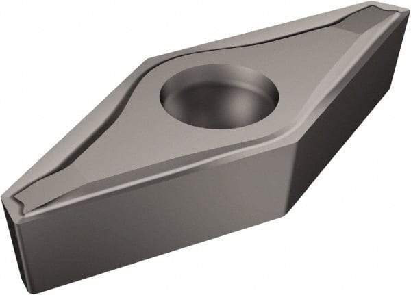 Sandvik Coromant - VCEX2200 F Grade 5015 Cermet Turning Insert - Uncoated, 35° Diamond, 3/8" Inscr Circle, 1/8" Thick, 0mm Corner Radius - Americas Industrial Supply