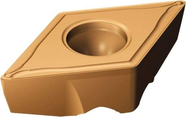 Sandvik Coromant - TRDC1304 F Grade 1115 Carbide Turning Insert - TiAlN/AlCr2O3 Finish, 55° Triangle, 13mm Inscr Circle, 3/16" Thick, 1/64" Corner Radius - Americas Industrial Supply