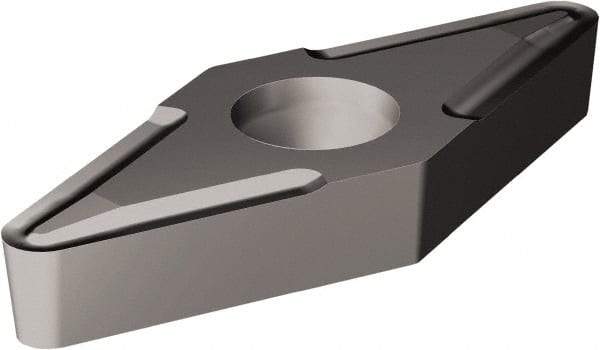 Sandvik Coromant - VBMT21.51 UF Grade 5015 Carbide Turning Insert - Uncoated, 35° Diamond, 1/4" Inscr Circle, 3/32" Thick, 1/64" Corner Radius - Americas Industrial Supply