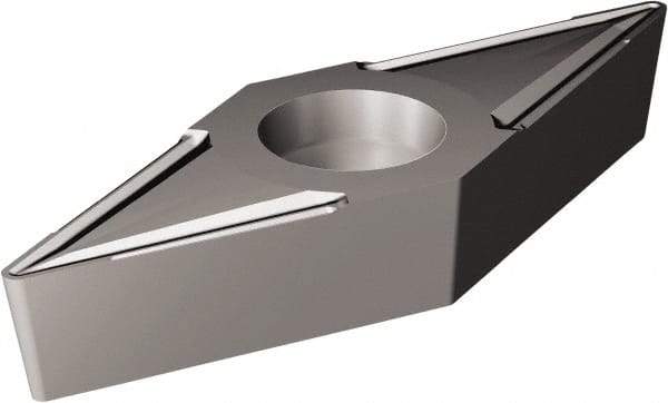 Sandvik Coromant - VBMT331 UR Grade H13A Carbide Turning Insert - Uncoated, 35° Diamond, 3/8" Inscr Circle, 3/16" Thick, 1/64" Corner Radius - Americas Industrial Supply