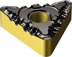 Sandvik Coromant - TNMG333 PF Grade 4305 Carbide Turning Insert - TiCN/AI2O3/TiN Finish, 60° Triangle, 3/8" Inscr Circle, 3/16" Thick, 3/64" Corner Radius - Americas Industrial Supply