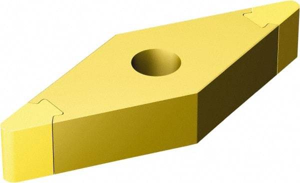 Sandvik Coromant - VNGA332 Grade 7015 Carbide Turning Insert - TiN Finish, 35° Diamond, 3/8" Inscr Circle, 3/16" Thick, 1/32" Corner Radius - Americas Industrial Supply