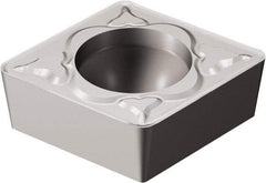 Sandvik Coromant - CCMT431 PM Grade 5015 Cermet Turning Insert - Uncoated, 80° Diamond, 1/2" Inscr Circle, 3/16" Thick, 1/64" Corner Radius - Americas Industrial Supply